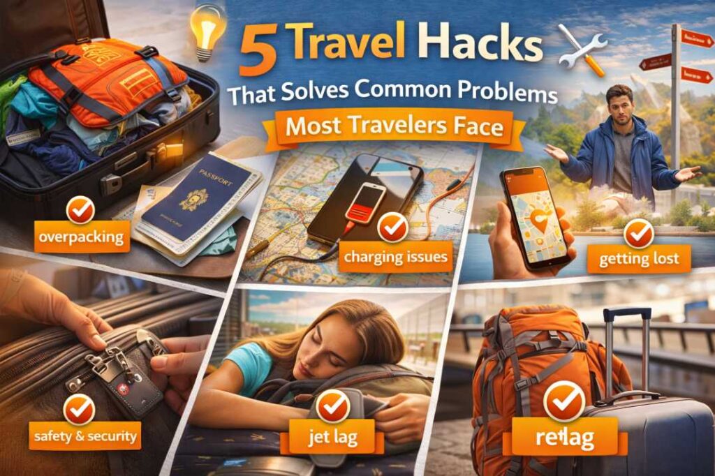 5 travel hacks that solves common problems most travelers face.