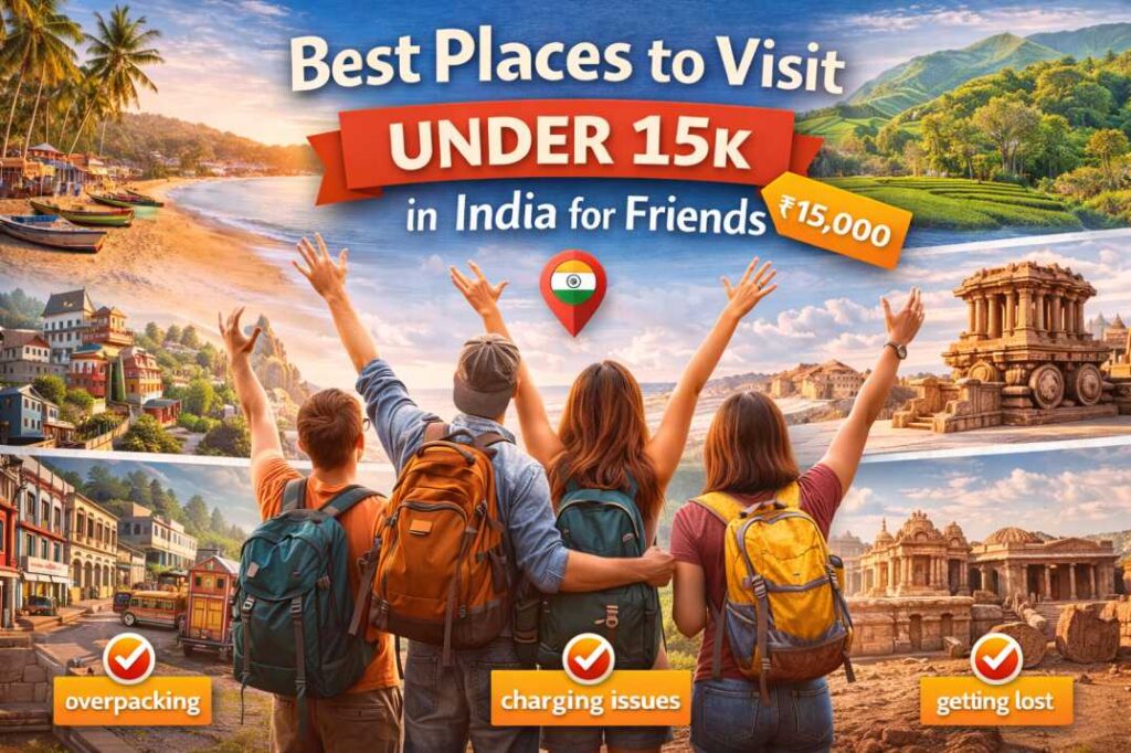 Best Places to Visit Under 15k in India for Friends